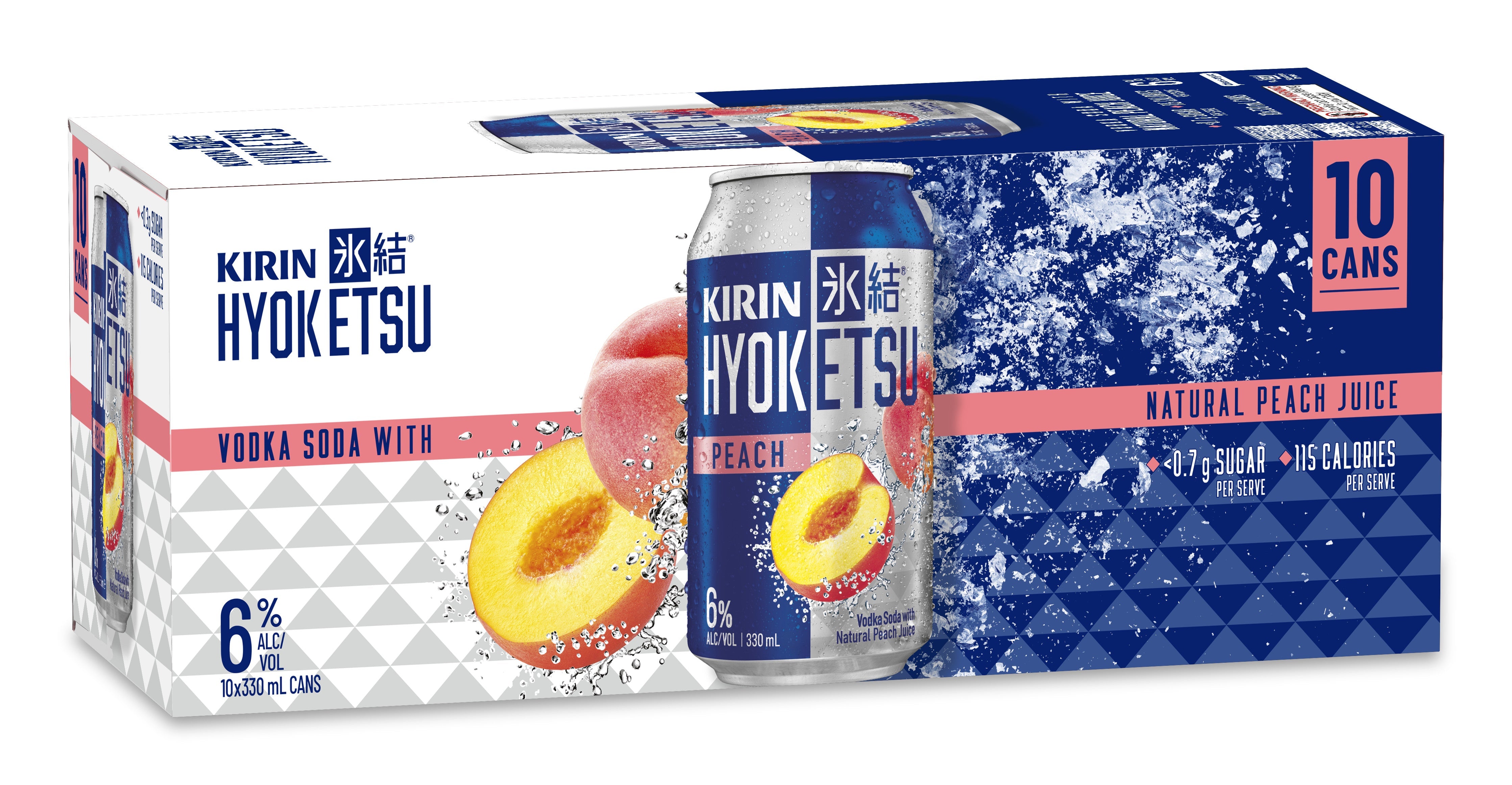 Kirin Hyoketsu Peach 10pk 6% Cans – Alcohol Delivery