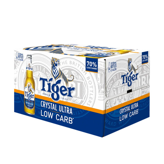 Tiger Crystal Ultra Low Carb 24pk Bottles