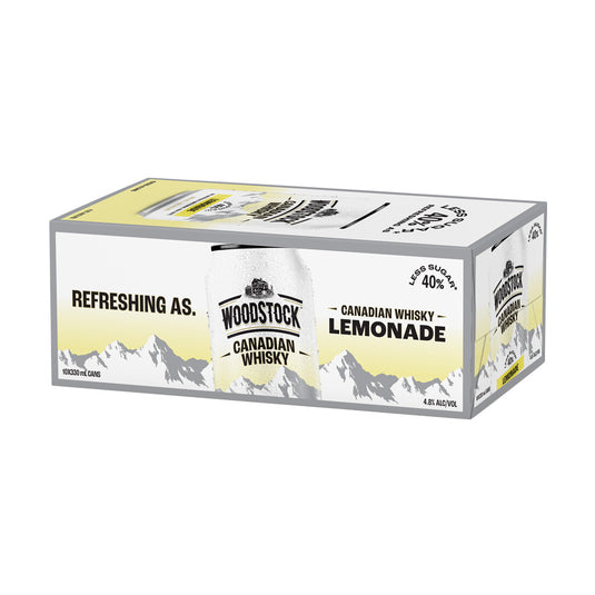 Woodstock Whiskey Lemonade 4.8% 10x300ml Cans