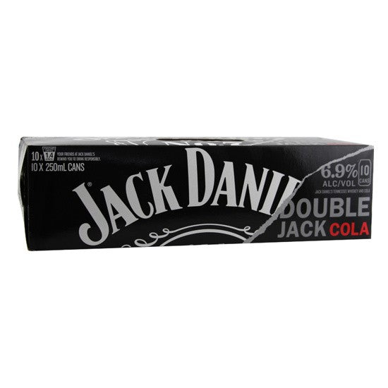 Jack Daniel's Double Jack 10pk Cans 250ml Alcohol Delivery