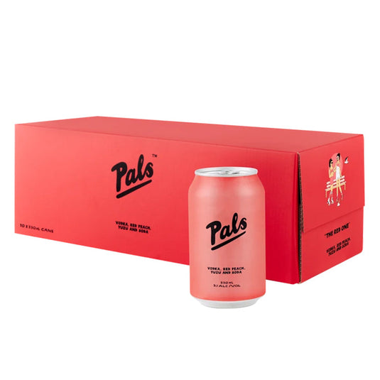Pals Vodka, Red Peach, Yuzu and Soda 10x330ml Cans