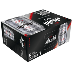 Asahi Super Dry 330ml 12 Pack Cans