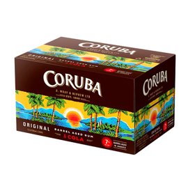 Coruba Original & Cola 7% Cans 12x250ml