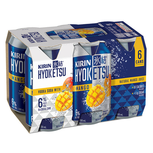 Kirin Hyoketsu Mango 6pk 6% Cans