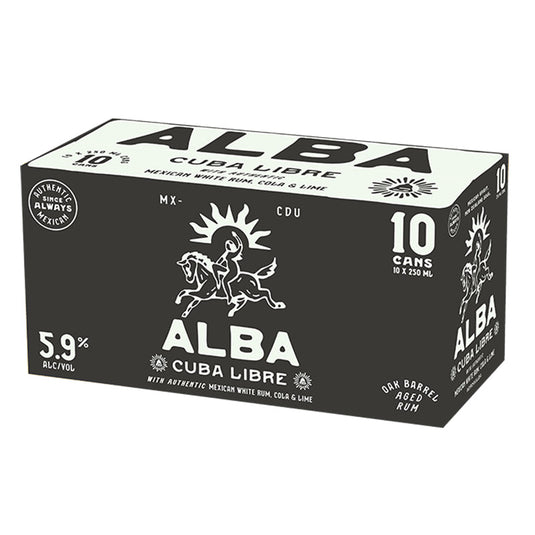 Alba Cuba Libre 5.9% 10 Pack Cans