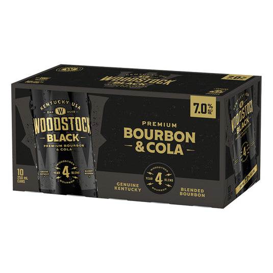 Woodstock Black 7% 10 x 250ml Cans