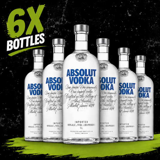 Absolut 1L Box Deal x 6 Bottles