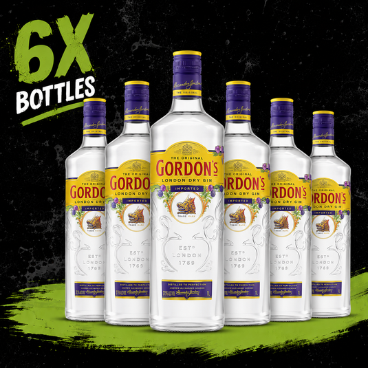 Gordon's Gin Label 1L Box Deal x 6 Bottles