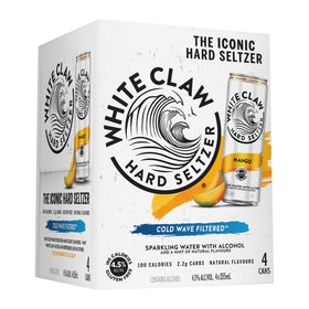 White Claw Mango 4.5% 4pk  355ml Cans