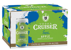 Cruiser Sour Apple 7% 250ml 12pk Cans