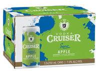 Cruiser Sour Apple 7% 250ml 12pk Cans