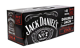 Jack Daniel's Double Jack 10pk Cans 330ml