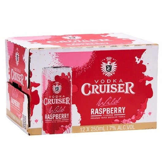 Cruiser Raspberry 7% 250ml 12pk Cans